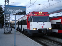 セゴビアのリージョナル列車