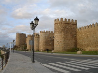 アビラ旧市街の城壁