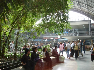 アトーチャ駅の植物園